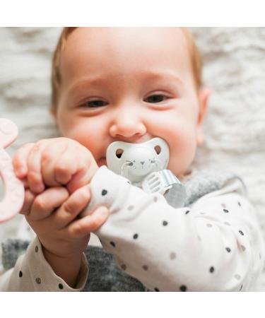 Suavinex Hygge Baby Pacifier - Whiskers 306578 | Anatomical Teat for 18 Months+ | Grey | International Shipping - Buy Online on GoSupps.com