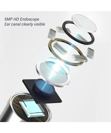 TUORE 1080P Ear Cleaning Camera with LED Light for iOS, WiFi Otoscope for Ear Wax Removal - APP Control (White) - Buy Online on GoSupps.com