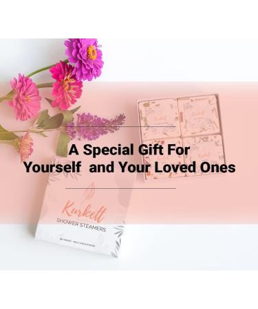 Heavenly Shower Bombs Aromatherapy Pack of 8 - 4 Fragrances: Lemongrass, Lavender, Rose, Eucalyptus & Mint - Buy Online on GoSupps.com