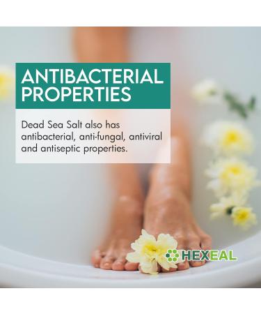 Hexeal Dead Sea Salt | 2kg Bag | 100% Natural FCC Food Grade - Buy Online on GoSupps.com