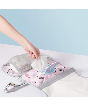 Sunveno Baby Portable Changing Mat - Waterproof Changing Station | Ideal Baby Shower Gift in Pink - Shop Internationally! - Buy Online on GoSupps.com