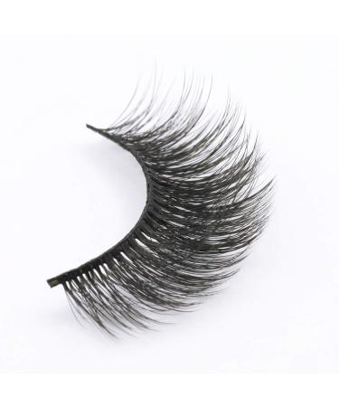 EMEDA 3D Natural False Lashes 5 Pairs Multipack with Glue - Fluffy Cat Eye, Thick & Long Eyelashes Kit - Buy Online on GoSupps.com