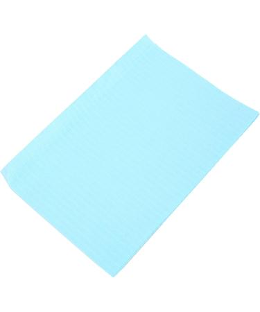 Disposable Dental Bib Mat 125pcs - Blue Dental Bibs for Home Use | International Shipping - Buy Online on GoSupps.com