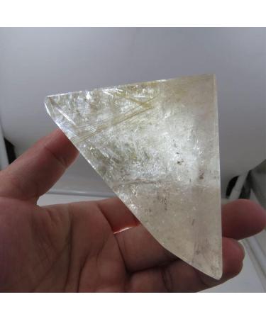 Crystal Rough 256g Rare ++ Natural Hair Quartz Rutilated Rutile Quartz Crystal Stone with Rainbos Reiki 2022 - Buy Online on GoSupps.com
