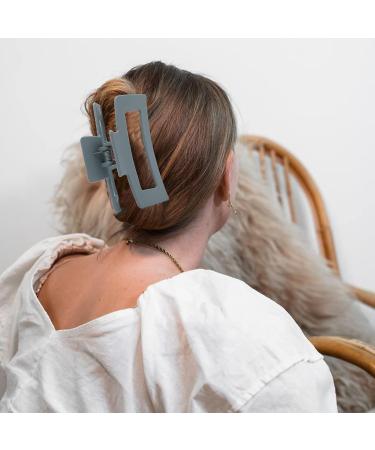 5 Inch Extra Large Claw Clips for Thick Long Curly Hair - Durable Matte Finish, Strong Hold Hair Claw Clips - Oversized Non-slip Square Hair Clips for Women - Cute Jumbo Hair Accessories in Multi Colors - Buy Online on GoSupps.com