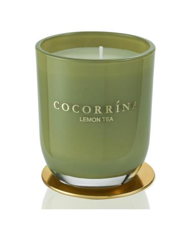 Cocorr na Candle fragrance candle in a glass - lemon tea burning time up to 22 hours natural soy candle Christmas gift candle 180g lemon tea 180g