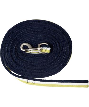 Pfiff 101196 Softlunge - 8.20m Lunge Line with Swivel Snap Hook | Blue-White-Lime - Premium Quality for Equestrian Training - International Shipping - Buy Online on GoSupps.com
