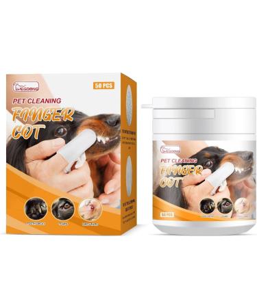 Gralara 100Pcs Pet Care Finger Disposable Plaque & Dogs and Cats Freshen Breath - Buy Online on GoSupps.com