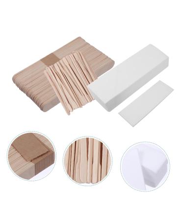 1200pcs Disposable Beauty Bar Spatula Set - Large Natural Birch Wax Strip Suite | Minkissy - Buy Online on GoSupps.com