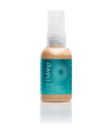 DuWop Illuminating Face Gel For a Luminescent Glow - Hydrates Reduces Appearance of Wrinkles Boosts Collagen 2 Fluid Ounce