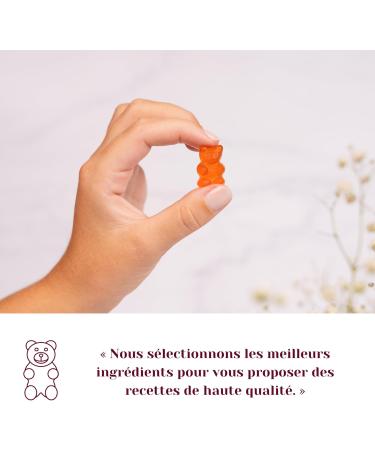 VitaYummy Vitamin Gums for Hair and Nails Peach Flavor - With Vitamin C Vitamin D Zinc and a High Dose of Biotin (5000 g) - 60 Hair Candy - Buy Online on GoSupps.com