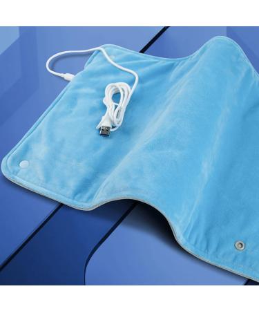 Buy Sky Blue Electric Heating Pad - Waterproof Washable 5V USB Constant Temperature | Lightweight Desk Heating Pad for International Shipping - Buy Online on GoSupps.com