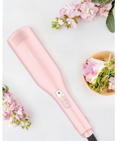 AmoVee Travel Hair Crimper & Curling Iron - Professional Mini 3-Barrel Waver Dual Voltage Negative Ion Technology for Stunning Curls Worldwide - Buy Online on GoSupps.com