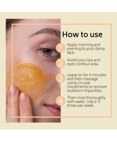 D Arganette Sunshine Glow Face Mask - Exfoliating Facial Scrub with Grapeseed Oil & Niacinamide | Hydrate Brighten & Smooth Skin | 3.4 oz Made in USA - Buy Online on GoSupps.com