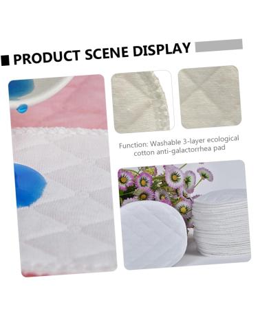 TOYANDONA Reusable Breast Pads - 60 Super Absorbent Washable Maternity Pads for Breastfeeding | Breathable Eco Cotton | Postpartum Comfort - Buy Online on GoSupps.com