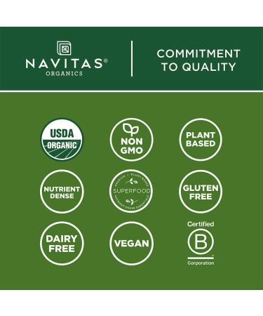 Navitas Organics Cacao & Greens Superfood Protein Blend - 8.8 oz | Organic, Non-GMO, Gluten-Free Plant-Based Protein - Buy Online on GoSupps.com
