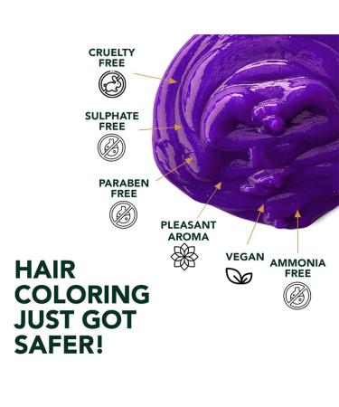 Paradyes Ammonia-Free Electric Purple Semi-Permanent Hair Color (120g) - Vibrant Hair Dye for International Shipping - Buy Online on GoSupps.com