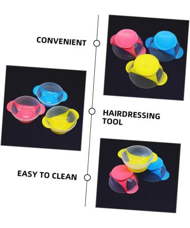 FRCOLOR 1 Set Hair Dye Bowl Hairdressing Hair Dye Set Mixing Cup Tool for the Eye Plate Suction Cup Hair Dye Brush Hair Dye Brush Baking Oil Mould Bowl Hair Dye Mixing Bowl Painting - Buy Online on GoSupps.com