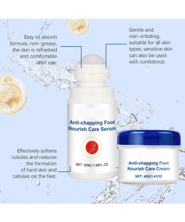 Set of 3 nourishing and repairing foot creams for cracked feet nourishing repairing anti-crack balm moisturizes and soothes cracks and dryness - Buy Online on GoSupps.com