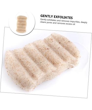 FRCOLOR 1Pc Bath Cotton Sponge face Sponge Body Cleansing Sponge Pore Cleansing Sponge Scrubber sponges Skin Care Tools for face Bath sponges for Shower Natural Bath Sponge Long - Buy Online on GoSupps.com