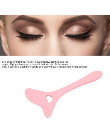 Eyeliner Stencils Eyebrow Pencil Stencil Silicone Winged Tip Eyeliner Aid Eyebrow Pencil Stencils Silicone Tail Spoon Flexible Eyeliners Template for Makeup(Pink) - Buy Online on GoSupps.com