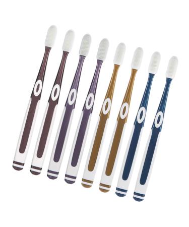 Clispeed 8st nano toothbrush tooth hygiene mouth hygiene toothbrushes camp oral care travel toothbrushes japanese soft toothbrush korean version replacement head charcoal bristle man tpu