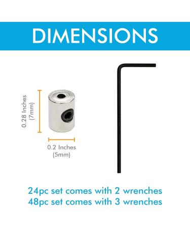 Pin Keepers Locking Clasp Pin Backs (24 Pieces) with Wrench - 24 Count - Buy Online on GoSupps.com