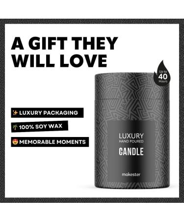 Pomeranian Candle - 220g Soy Wax with Vanilla Jasmine & Almond - Perfect Gift for Dog Lovers - Makester - Buy Online on GoSupps.com