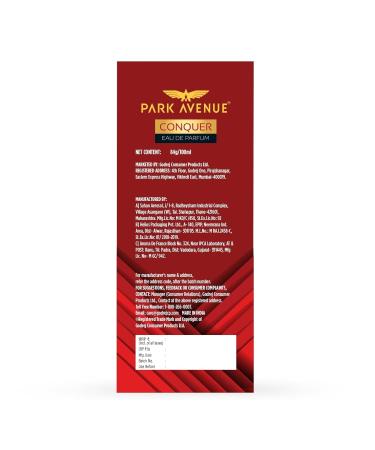 Park Avenu Conquer Eau De Parfum Men 100Ml (3.38 fl.oz.) Long Lasting Perfume Spray For Men Premium Luxury Fragrance Scent Aromatic Blend Of Woody & Spicy Fragrance Suitable For Every Occasion - Buy Online on GoSupps.com