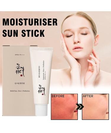 Josaon Relief Sun Organic Sunscreen SPF50 +PA++++ with Rice & Probiotics | Nourishing UV Defense for All Skin Types | 1 PCS - Buy Online on GoSupps.com