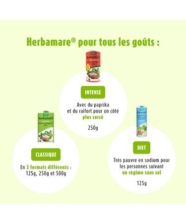 A. VOGEL - Herbamare Intense - Sea salt fresh plants and vegetables - Healthy and organic seasoning - Intense and full-bodied taste - Ve - Buy Online on GoSupps.com
