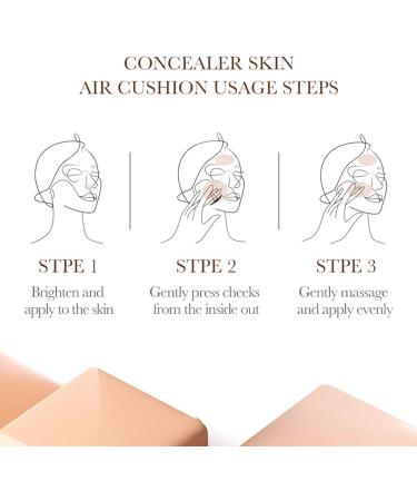Air Cushion BB Cream Fond de Teint Couvrant CC Cr me Air Cushion CC Cream Mushroom Head Fondation Base De Maquillage De Teint De Peau Uniforme BB pour Contr le de L'huile Hydratante L ger - Buy Online on GoSupps.com