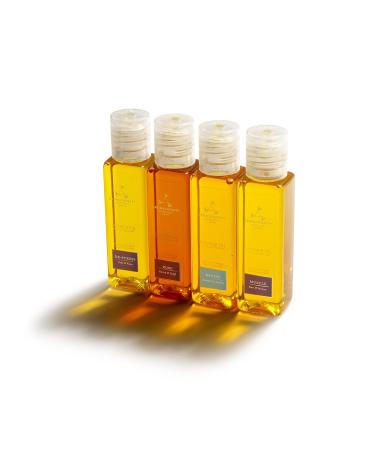 Aromatherapy Associates Mini Shower Oil Travel Collection - 4 Premium Oils (50ml each) - Revive, De-Stress Muscle, Rose Blends - Travel Case - 1 count - Buy Online on GoSupps.com