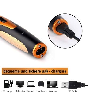 Professional Painless Nose Hair Trimmer for Men & Women | Electric Waterproof Dual Edge Blades - Ultimate Grooming Solution - Buy Online on GoSupps.com