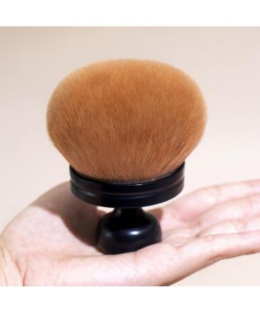 Powder Brush for Loose Powder | Blush Brush Powder Makeup Brush | Nail Brush Face Brushes Makeup Setting Powder Brush with Mushroom Head for Setting Loose & Pressed Powder black - Buy Online on GoSupps.com