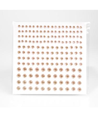 Simply Hair Gold Hair Gems Self-adhesive rhinestone sheet 172 gems 3 sizes Creative show-stopping look - great for Kids Adults - Party Night out Fun