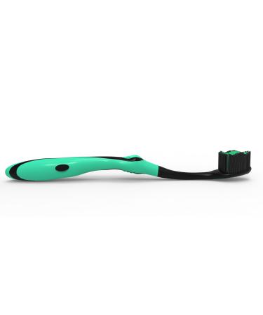 Petdentist Manual Large Dog Toothbrush with Gentle Soft Charcoal Bristles for Dogs Teeth Cleaning Tartar and Plaque Off Easily and Best for Cat Dog Gingivitis