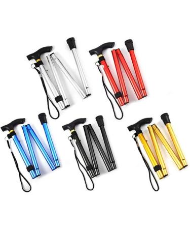 Walking Stick Folding Cane Folding Cane Crutches Multifunction Telescopic Walking Stick Lightweight Walking Stick for Old Man Bathing in Sunlight - Buy Online on GoSupps.com