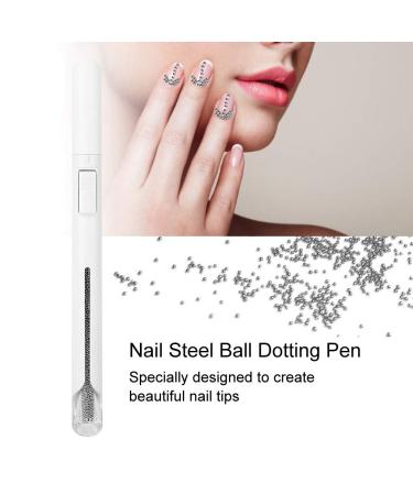 0.8mm Nail Beads Dotting Bullion Pen - Perfect Nail Art Decoration Tool for Manicure - Buy Online on GoSupps.com