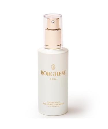 Borghese Overnight Resurfacing Mask with AHA & BHA Exfoliating Overnight Mask for Smooth Radiant Skin Diminishes Fine Lines & Wrinkles 1.7 Fl Oz