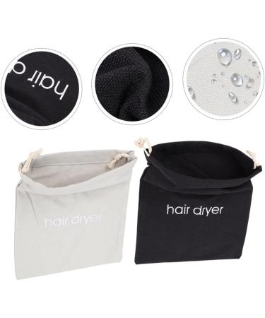Angoily 2pcs Hair Dryer Storage Bag Duffle Bag for Travel Hair Dryer Bag Travel Guest Room Supplies Dust Bag 33.00X30.00X0.50CM As Shown - Buy Online on GoSupps.com