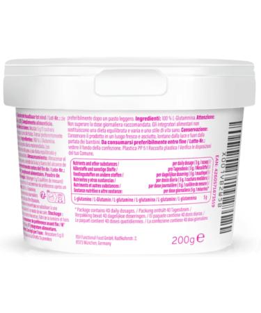 Buy Gymqueen L-Glutamine Powder 200g - Pure Vegan Amino Acid Odorless & Additive-Free for Optimal Performance - Buy Online on GoSupps.com