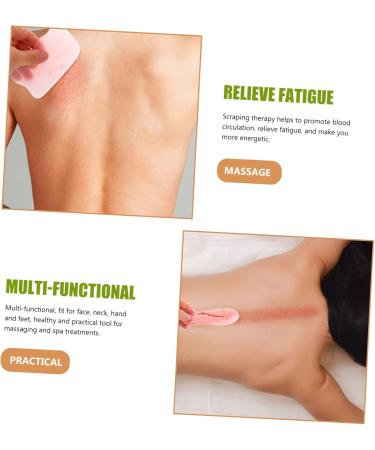 Beavorty 8 STK Stone Eye & Neck Massage Device - Gua Sha Board Pink Face Massager & Beeswax Scraper - International Shipping Available - Buy Online on GoSupps.com