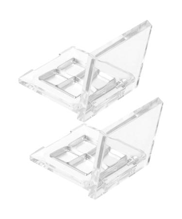 Mobestech 2 Sets Eyeshadow Eye Shadow Makeup Pallet Organizer Small Cosmetic Pans Acrylic Holiday Necessities