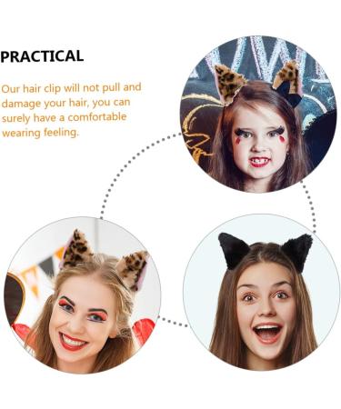Beavorty 2 Pairs fox ear hair clip animals hairpin hair accessories cat ear barrettes clip on cat ears women hair clip kids hair clips alligator hair clips child Ear clip cosplay flannel - Buy Online on GoSupps.com
