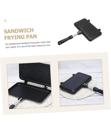 Zerodeko Sandwich Pan Mini Baking Pans Pancake Pan with Handle Grill Skillet Non Stick Frying Pan Sandwich Press Nonstick Fry Pan Non Stick Fry Pan Aluminum Square Pancake Skillet - Buy Online on GoSupps.com