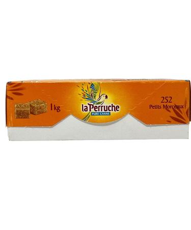 La Perruche Brown Natural Cube Cane Sugar - 1Kg (Pack of 1) | International Shipping Available - Buy Online on GoSupps.com