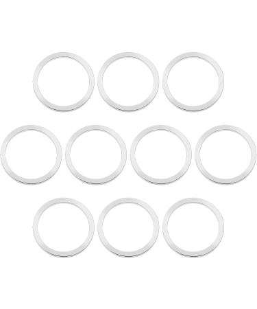 10PCS Aluminum Alloy Chainring Bolt Spacers - 10mm Inner Diameter, 2mm Thickness | Bike Chainwheel Conversion Gasket - Buy Online on GoSupps.com