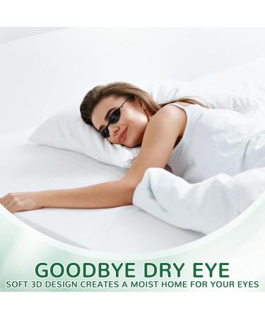 6 Pcs Hydrating Dry Eye Sleep Mask | Adjustable Moisture-Retaining Sleep Masks with Travel Case for Soothing Relief - Buy Online on GoSupps.com