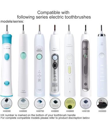 Electric Toothbrush Replacement Parts for Philips Models - Metal Shaft & Vibrating Tip for HX9340 HX6730 HX6930 & More - Buy Online on GoSupps.com